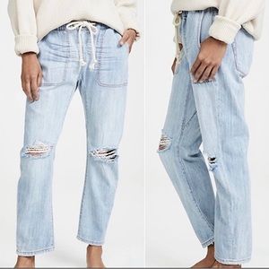 one teaspoon • shabbies drawstring boyfriend jeans XS